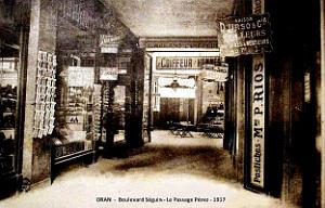 Oran - Boulevard Seguin - Passage Perez - 1917